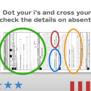 Absentee Voters: Triple-Check Your Ballot!